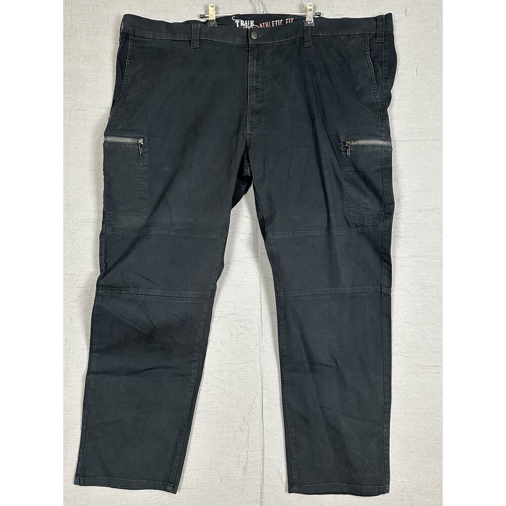 True Nation Jeans Mens Size 50/32 Black Athletic Fit